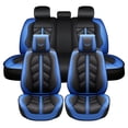 thumbnail image 1 of Maidao Car Seat Covers Leather Full Set for Chevrolet for Equinox 2005-Present 5 Seats Waterproof Soft Front Rear Cushion Protector Blue, 1 of 8