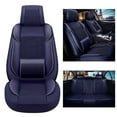 thumbnail image 1 of Maidao Car Seat Covers Leather Full Set for Genesis for G70 2017-Present 5 Seats Waterproof Front Rear Cushion Protector Blue, 1 of 10