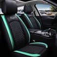 thumbnail image 1 of Maidao Car Seat Covers Leather Set for Chevrolet for Cruze 2008-2019 5 Seats Compatible Airbag Waterproof Front Rear Cushion Protector Black and Green, 1 of 9