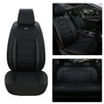 thumbnail image 1 of Maidao Car Seat Covers Leather Set Universal for Land Rover for Freelander 1997-2006 5 Seats Waterproof Front Rear Cushion Protector Black, 1 of 7