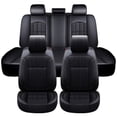 thumbnail image 1 of Maidao Car Seat Covers Leather Set Universal for Mazda for CX-5 2013-Present 5 Seats Front Rear Seat Protector Full Set, Waterproof Cushion Black, 1 of 7