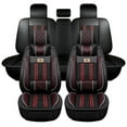 thumbnail image 1 of Maidao Car Seat Covers Leather Set for BYD for E6 2009-Present 5 Seats Front Rear Cushion Protector with Headrest Black, 1 of 7