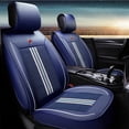 thumbnail image 1 of Maidao Car Seat Covers Leather Set for Lexus for GX 2003-2009 5 Seats Compatible Airbag Water Resistant Front Rear Cushion Protector Blue, 1 of 9