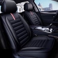 thumbnail image 1 of Maidao Car Seat Covers Leather Set for Subaru for Crosstrek/XV 2013-Present 5 Seats Compatible Airbag Waterproof Front Rear Cushion Protector Black, 1 of 8