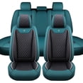 thumbnail image 1 of Maidao Car Seat Covers for Subaru for Outback 2002-Present 5 Seats Compatible Airbag Leather Waterproof Front Rear Cushion Protector Full Set Black and Green, 1 of 6