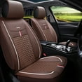 thumbnail image 1 of Maidao Car Seat Covers Universal Set for Acura for CL 1996-1999 5 Seats Waterproof Premium Leather Front and Back Seat Protectors Coffee, 1 of 7