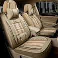 thumbnail image 1 of Maidao Car Seat Covers for Mazda for CX-5 2013-Present Compatible Airbag Leather Waterproof Front Rear Cushion Protector Full Set, 1 of 7