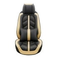 thumbnail image 1 of Maidao Custom Fit Calibra Car Seat Covers Leather Full Set for Opel Calibra 1989-1997 Waterproof Front Rear Cushion Protector Beige, 1 of 6