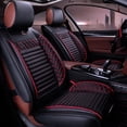 thumbnail image 1 of Maidao Custom Fit for Chevrolet for impala 2006-Present 5 Seats Car Seat Cover Faux Leather Full Set,Compatible Airbag Fit For Split Back Seat Cushion Black and Red, 1 of 10