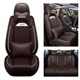 thumbnail image 1 of Maidao Custom Fit Exeo Car Seat Cover Set for SEAT for Exeo 2008-2013 5 Seats With Pillows Coffee, 1 of 7