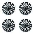 thumbnail image 1 of Maidao Hubcaps Wheel Covers Set of 4 ABS Plastic Snap On Hub Caps 13 Inch Black and Silver, 1 of 8