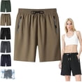 thumbnail image 1 of Maidenfit Icyshorts, Maidenfit - Unisex Ice Silk Stretch Quick-Dry Shorts, Lightweight and Breathable, 1 of 7