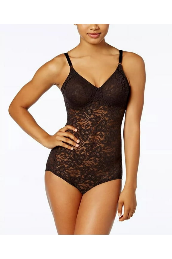BLACK Lace N Smooth Bodybriefer, US 38D, UK 38D