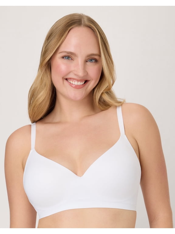 Barely There Underwire T-Shirt Bra Open Neckline Convertible Straps Women's DM2321