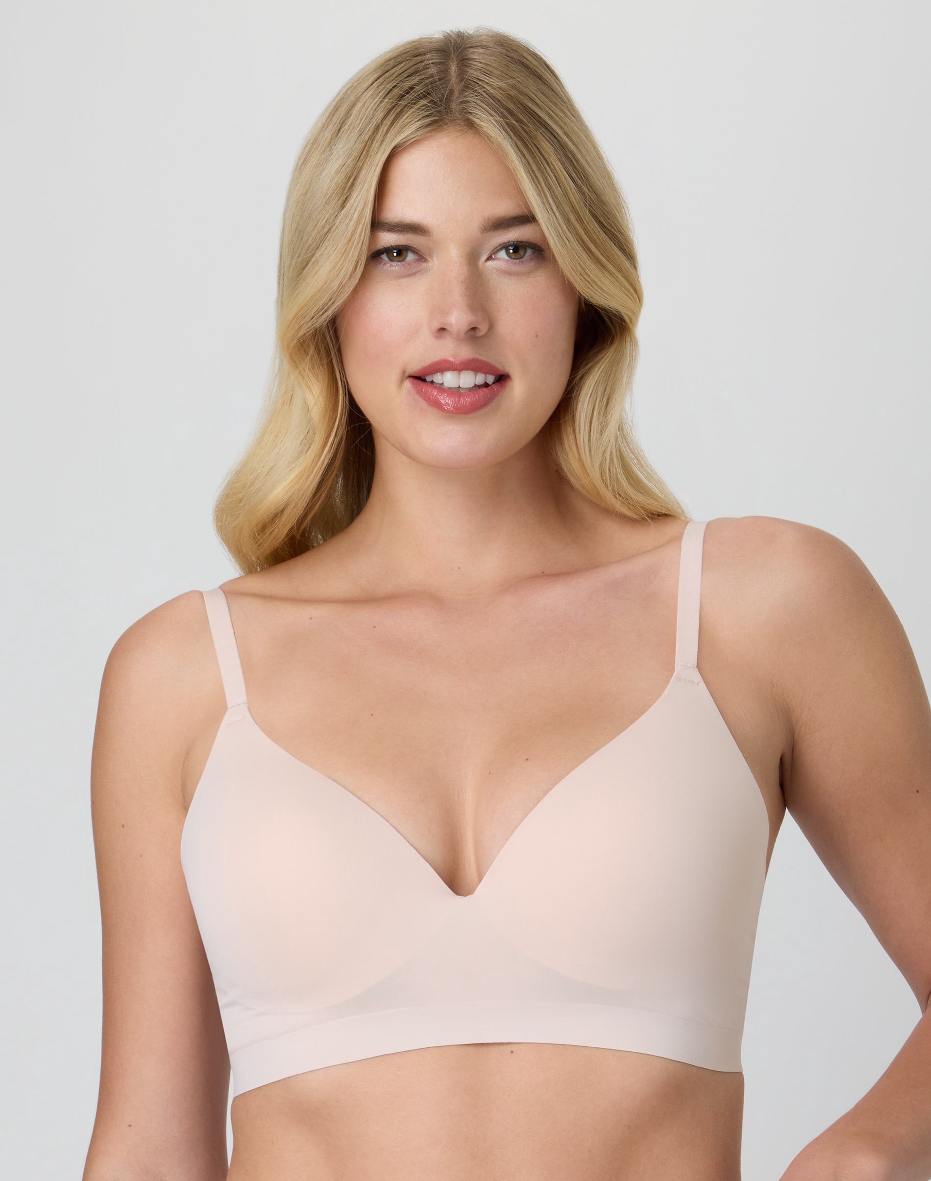 Maidenform Barely There Underwire T-Shirt Bra Open Neckline Convertible Straps Women's DM2321