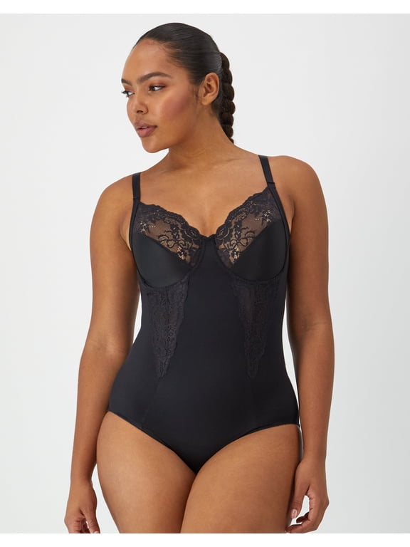 Body Briefer All Around Lace Shape wear Firm Control Unlined Lingerie