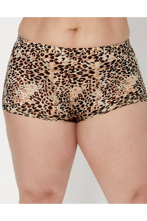 Boyshort Microfiber Stretch Full No Cheek Coverage Dream Collection Womens Underwear 40774