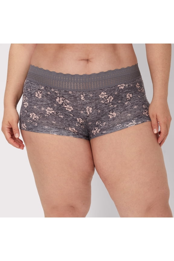 Boyshort Panty Dream Cotton with Lace Women's Underwear Full Coverage 40859