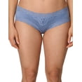 thumbnail image 1 of Maidenform Cheeky Hipster Underwear, Lace & Soft Microfiber Jeans Blue/Silver XL Women's, 1 of 4