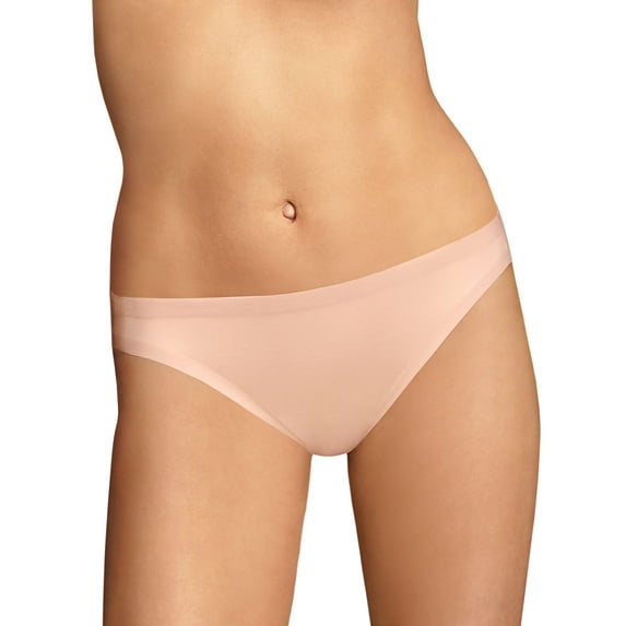 Maidenform Comfort Devotion Bikini Underwear Shell with Ivory 7 Women's