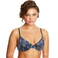 thumbnail image 1 of Maidenform® Comfort Devotion® Demi T-Shirt Bra Baroque Print/Navy Eclipse 36DD Women's, 1 of 2