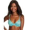 thumbnail image 1 of Maidenform® Comfort Devotion® Demi T-Shirt Bra Blue Horizon/Mint Sparkle 36B Women's, 1 of 2