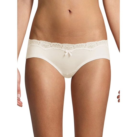 Maidenform® Comfort Devotion® Embellished Hipster Ivory/Shell 9 Women's