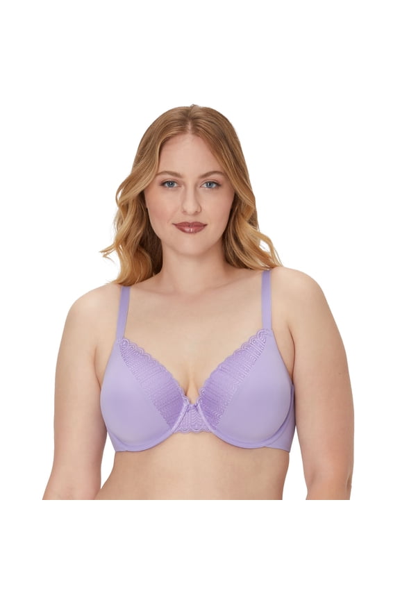 T-Shirt Underwire, Comfort Devotion Full Coverage Bras for Women, Salty Purple