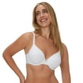 thumbnail image 1 of Womens Maidenform® Comfort Devotion® Full Coverage Lace Trim Bra 9404 Color: White Ditsy Sky Blue Size: 36 C, 1 of 4