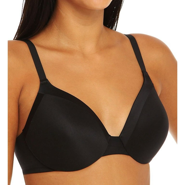 Maidenform Comfort Devotion Tailored Extra Coverage T-Shirt Bra 09436  Black, 36D Pack of 2