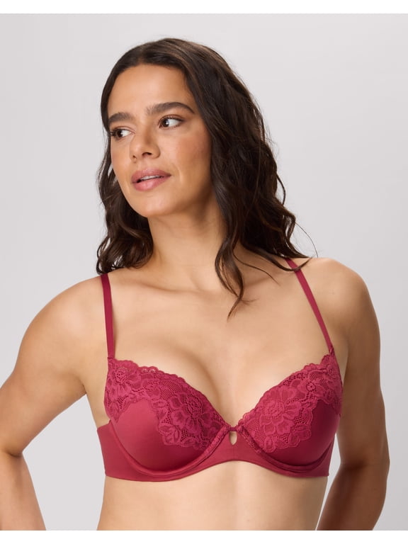 Comfort Devotion Your Lift Underwire Bra, Convertible Straps Spice Market Red 34C Women's