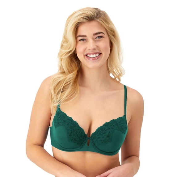 Maidenform® Comfort Devotion Your Lift™ Underwire Bra DM1195 Color: Instant Teal Size: 40 D