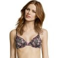 thumbnail image 1 of Maidenform Comfy Soft Demi Underwire Bra Floral Wisteria Print/Black 34C Women's, 1 of 2