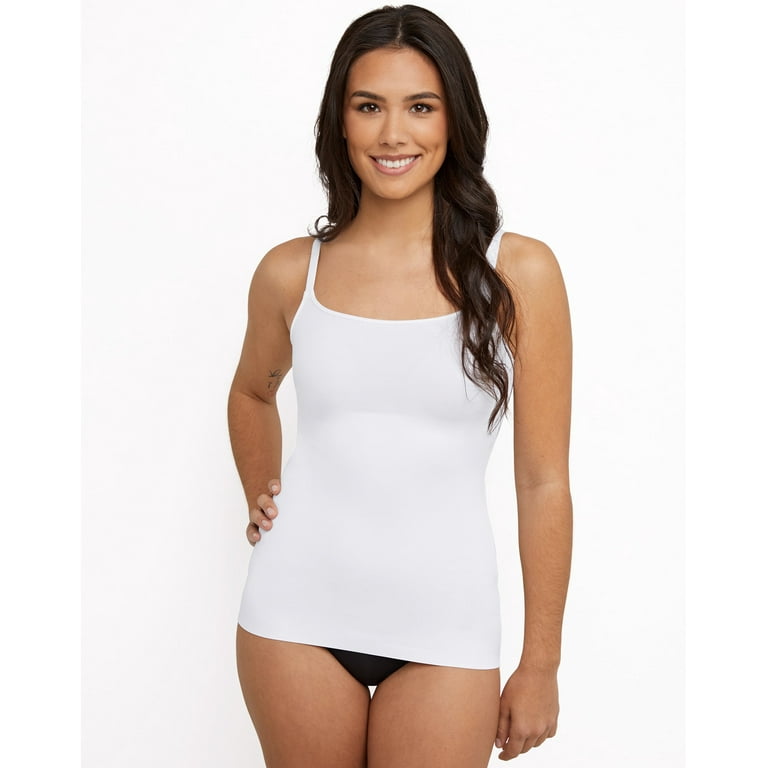 Maidenform Cool Comfort Smoothing Cami Shapewear White L Women's
