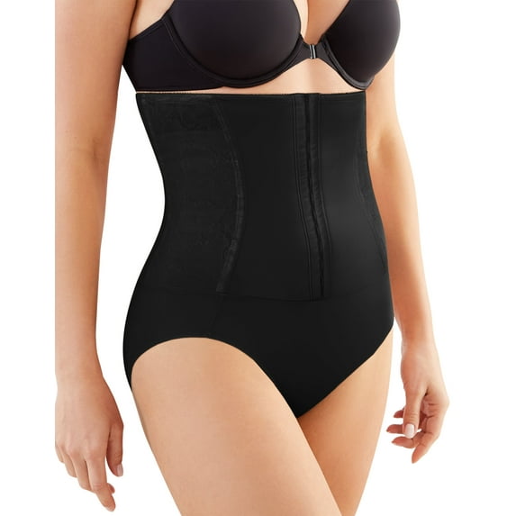 Maidenform Cool Comfort Waist Cincher Brief, Anti-Static Black Combo S Women's