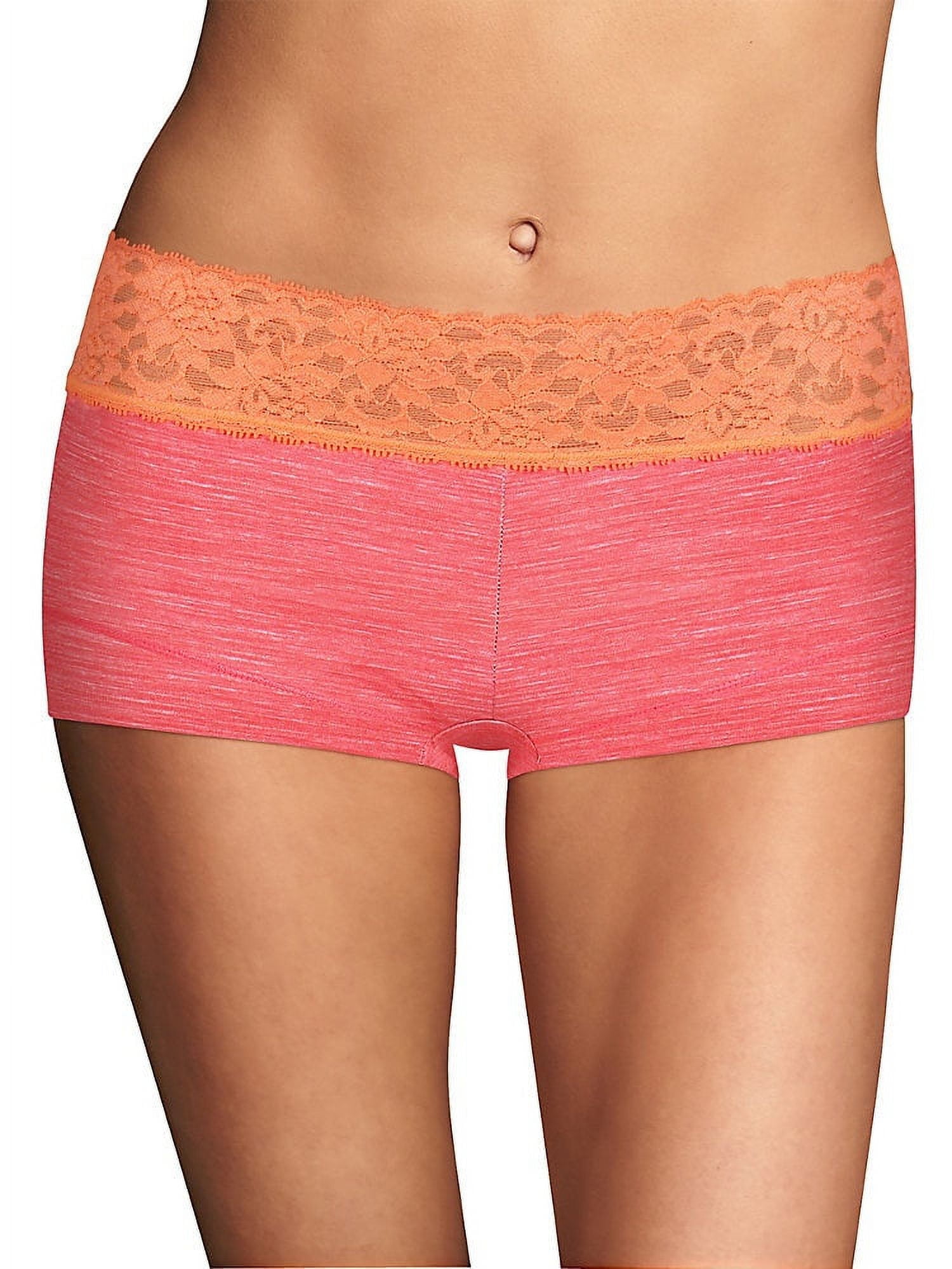 Maidenform Women's Dream Cotton Boyshort w/Lace, Aqua Glow, 9 Maidenform Panties For Women Maidenform Womens Dream Lace Boyshort Panty -  Desertcart Bamboo Boyshorts Women