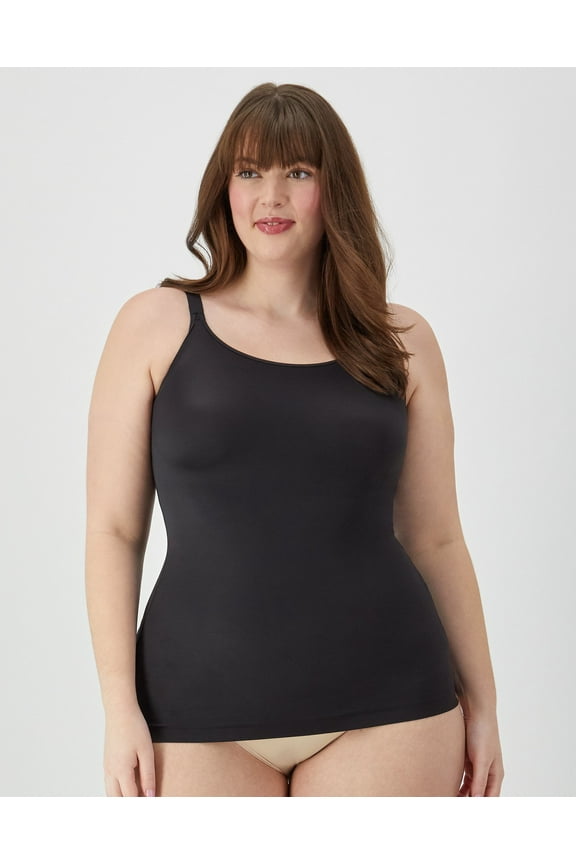 Cover Your Bases Camisole Shapewear Top Cool Comfort Smoothtec Womens