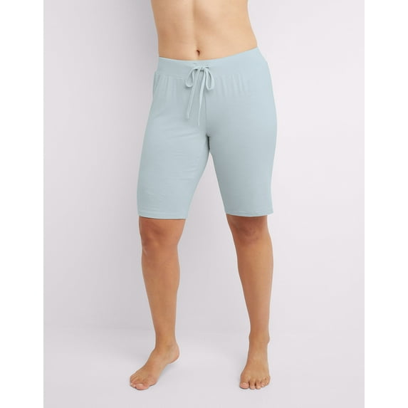 Maidenform Cozy Bermuda Short - Baby Blue - Women's Size 1X