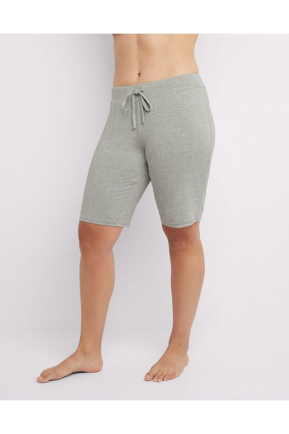 Cozy Bermuda Short - Heather Gray - Women's Size 1X