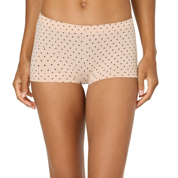 Maidenform® Dream® Cotton Boyshort Underwear DM0002 Color: Almond Heart Print Size: MEDIUM