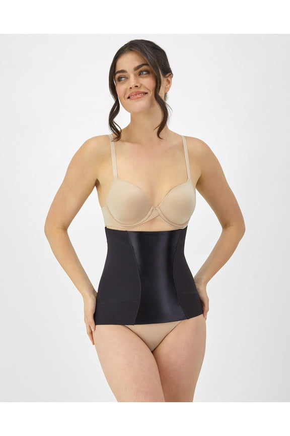 Easy-Up Waist Nipper Firm Control Womens Silhouette Enhancing Pull On