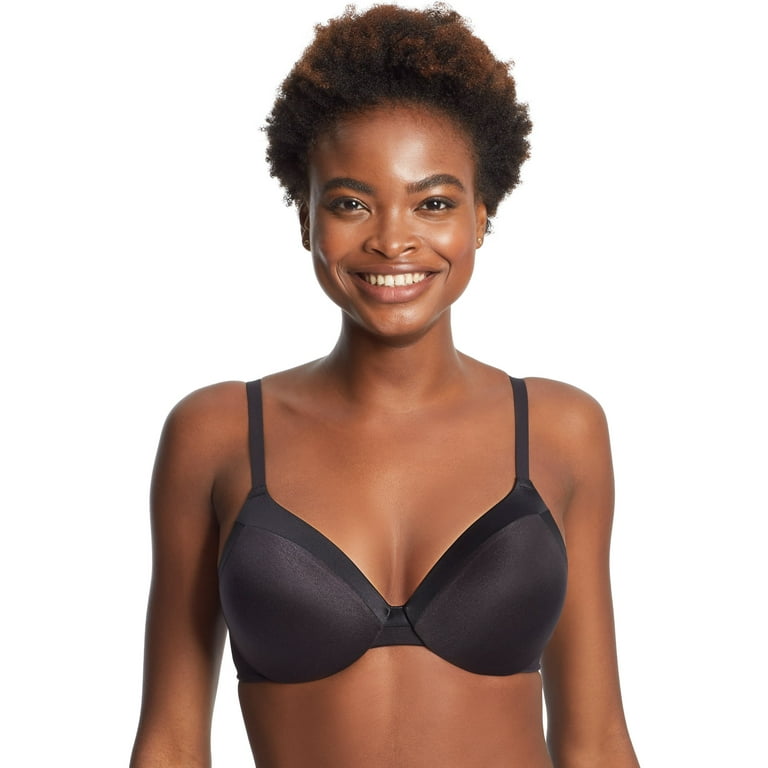 Candyskin Women's Comfort Black Cotton Tshirt Bra Full Cups, Non-Wired,  Plain Design - Seamless, Comfortable, Supportive and Stylish Size-40C