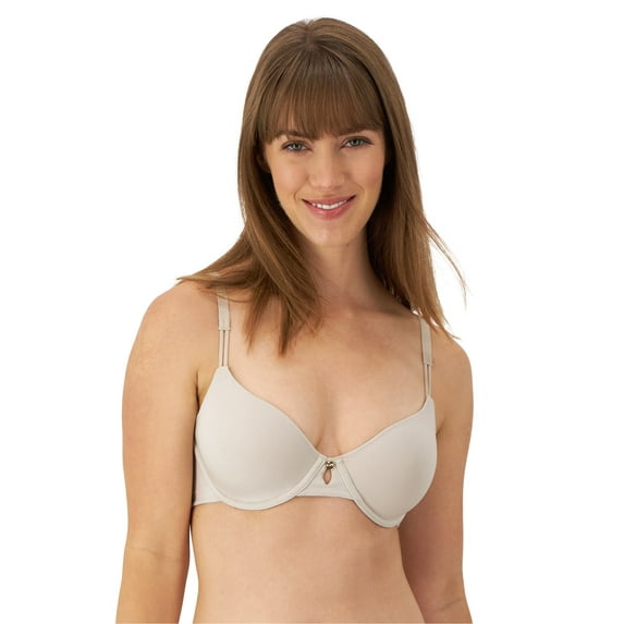 Maidenform Everyday Luxe Full Coverage Underwire T-Shirt Bra Beige Bisque 34A Women's