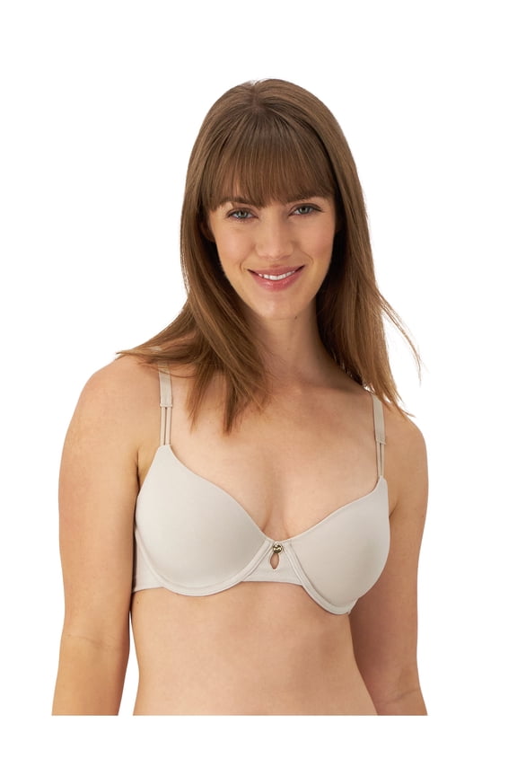 Everyday Luxe Full Coverage Underwire T-Shirt Bra Beige Bisque 34D Women's