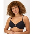 thumbnail image 1 of Maidenform Everyday Luxe Full Coverage Underwire T-Shirt Bra Black 38C Women's, 1 of 5