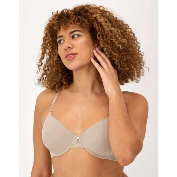 Maidenform Everyday Luxe Full Coverage Underwire T-Shirt Bra Evening Blush 36B Women's