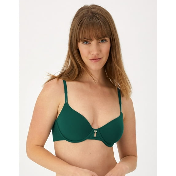 Maidenform Everyday Luxe Full Coverage Underwire T-Shirt Bra Instant Teal 38B Women's