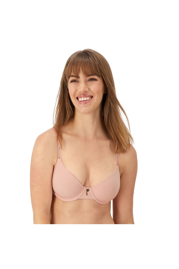 Maidenform® Everyday Luxe Full Coverage Underwire T-Shirt Bra DM2403 Color: Pretty Blush Size: 34 D
