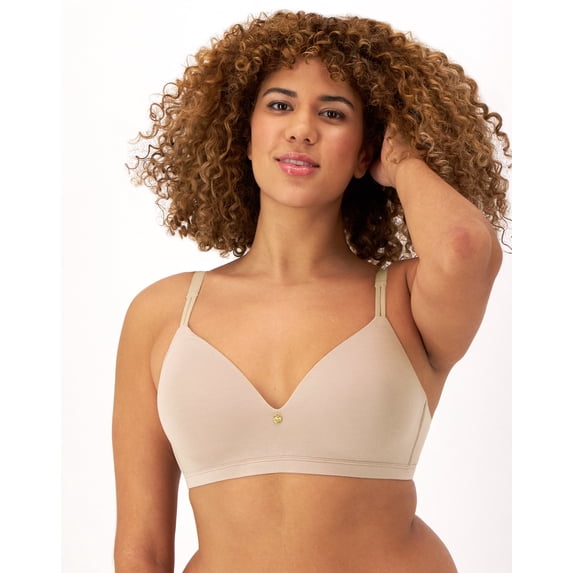 Maidenform Everyday Luxe Wireless T-Shirt Bra Evening Blush 36B Women's