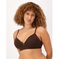 thumbnail image 1 of Maidenform Everyday Luxe Wireless T-Shirt Bra Just Brown 34B Women's, 1 of 5
